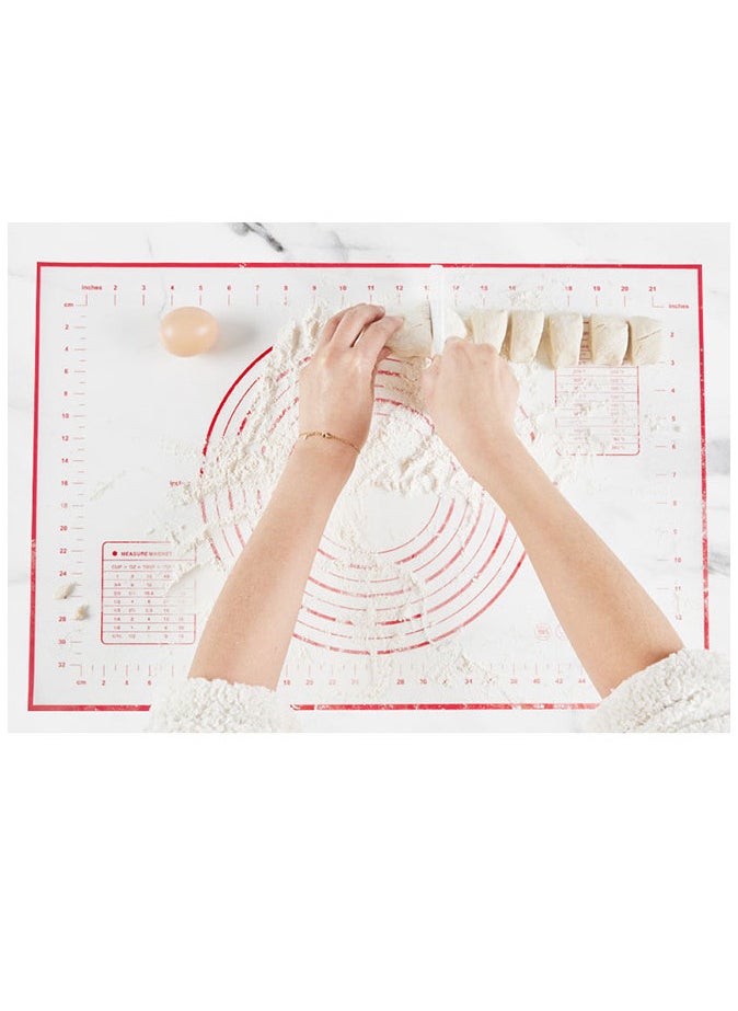 Generic - Silicone Thickened Kneading Mat with Scale 60x40cm - Image 1