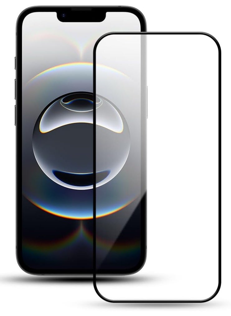 BORTONY iPhone 16e 9D Tempered Glass Full HD Clear Screen Protector For iPhone 16e 6.1-Inch 2025 - Image 1