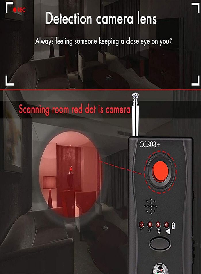 Detect Hidden Cameras And Wireless Spy Devices Black  - Image 4
