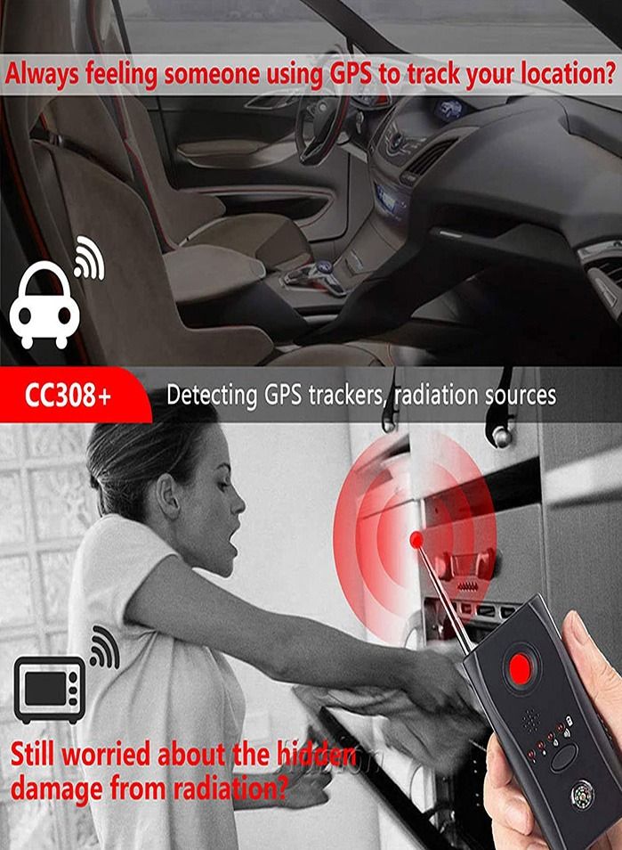 Detect Hidden Cameras And Wireless Spy Devices Black  - Image 3
