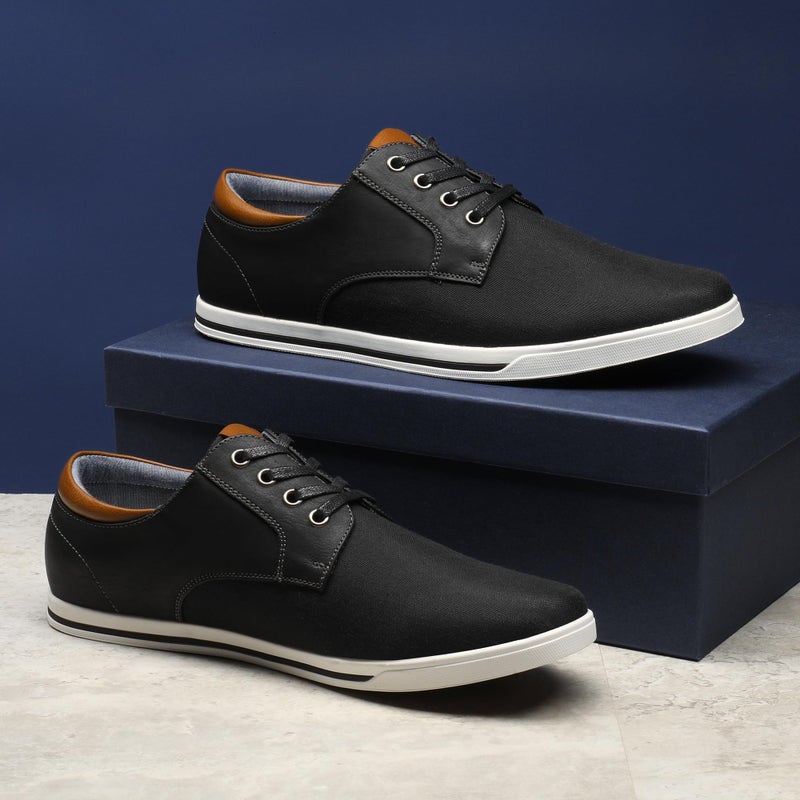 Bruno Marc Men's Oxfords Sneakers Casual Dress Shoes,Size 10.5,Black,RIVERA-01 - Image 4