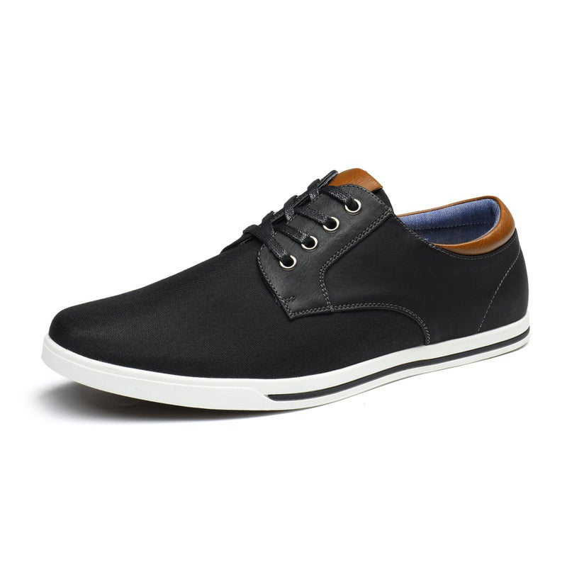 Bruno Marc Men's Oxfords Sneakers Casual Dress Shoes,Size 10.5,Black,RIVERA-01 - Image 1
