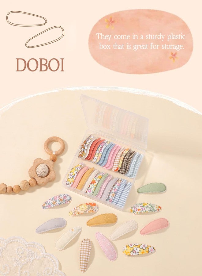 doboi 20 Pcs Baby Girls Hair Bows (40PCS Toddler Hair Clips-G) - Image 2