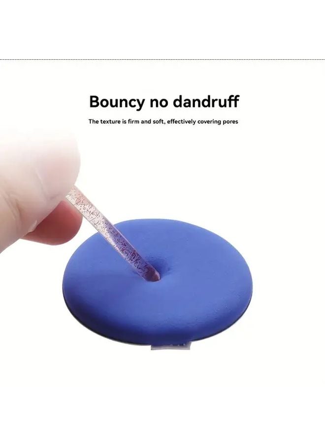 5 قطع إسفنجة بودرة دائرية متعددة الألوان أداة تجميل للاستخدام الجاف والرطب - Image 3