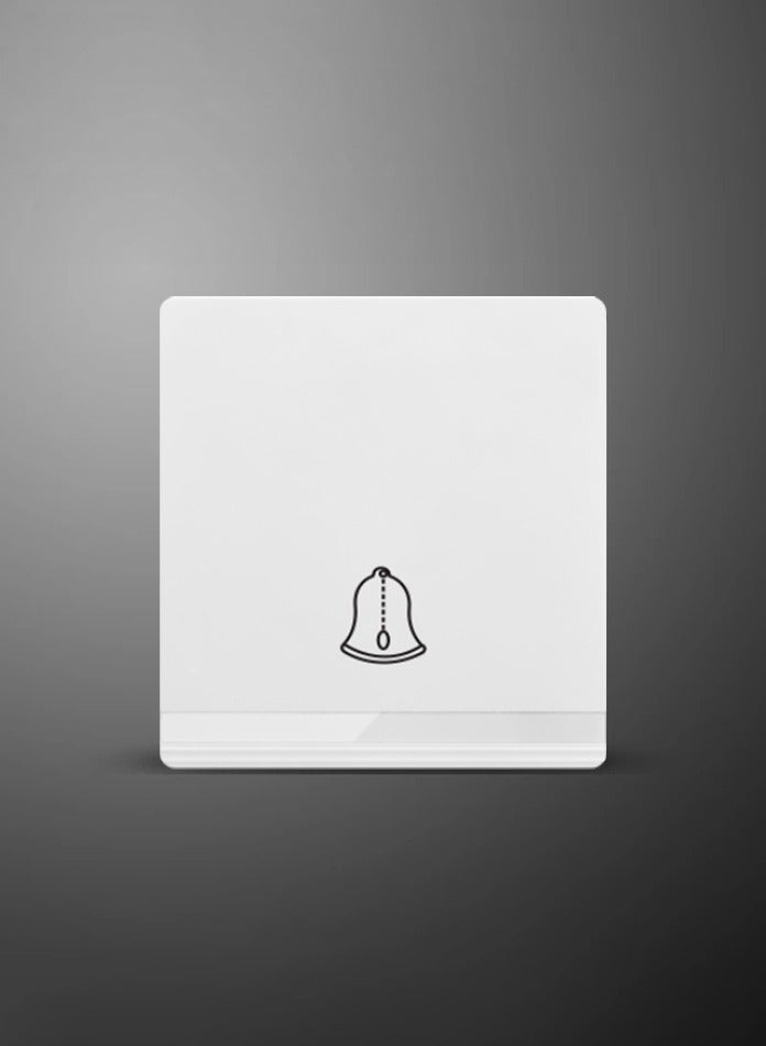 Vmax V5 Series Door Bell Frameless Wall Switch 3X3 Inches White Ivory - Image 3