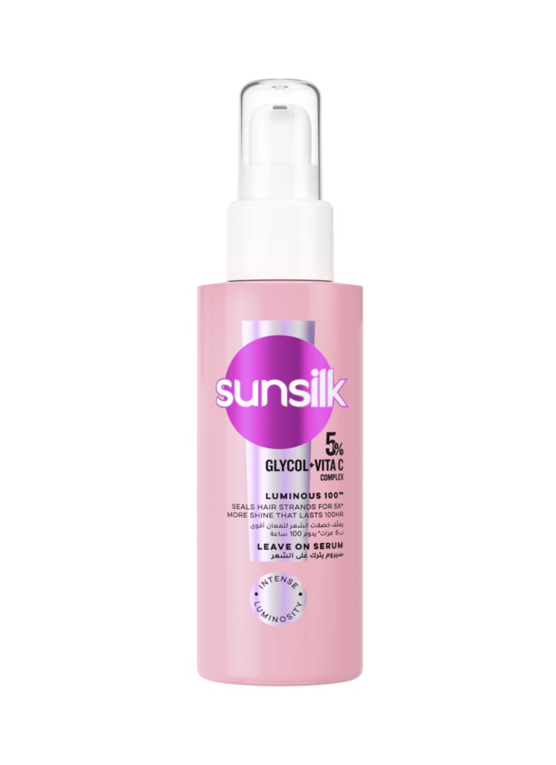 Sunsilk Leave On Serum Luminous 100 Seals Strands For 5X More Shine That Lasts 100Hr 90ml - Image 1