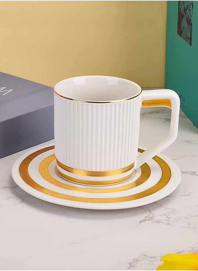 NKX - Ergonomically Designed Fade-Proof Comfortable Grip Cup And Saucer - Image 1