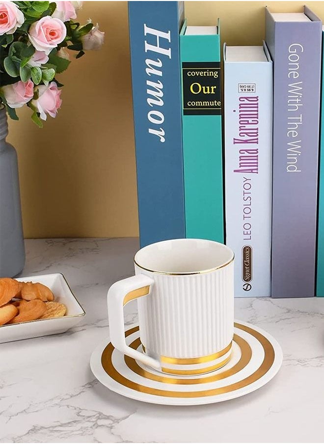 NKX - Ergonomically Designed Fade-Proof Comfortable Grip Cup And Saucer - Image 1