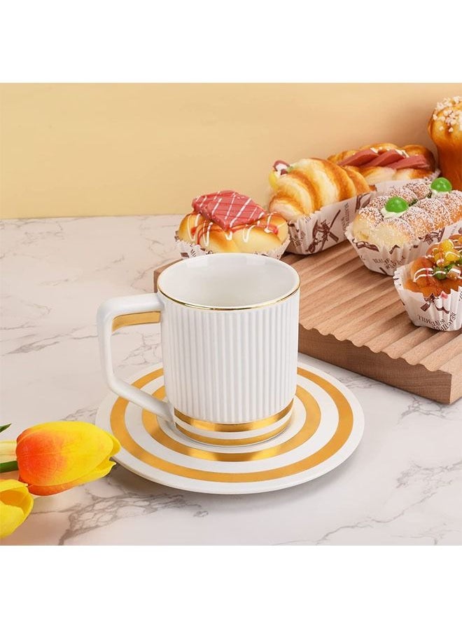 NKX - Ergonomically Designed Fade-Proof Comfortable Grip Cup And Saucer - Image 1