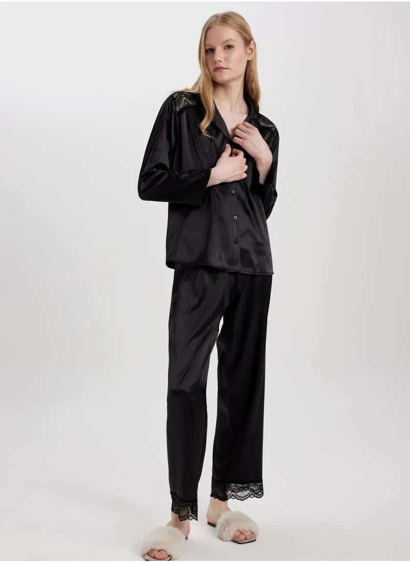 DeFacto Regular Fit Satin Woven Bottoms