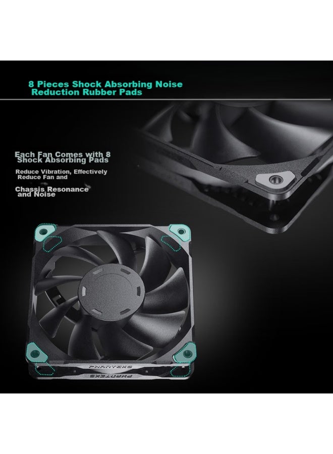 Phanteks M25 Black 14cm Desktop Case Cooling Fan - Image 3