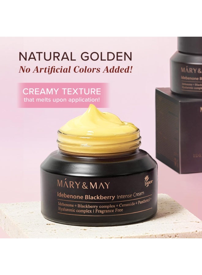 MARY & MAY Idebenone Blackberry Intense Cream 2.46 oz 70 g - Image 5