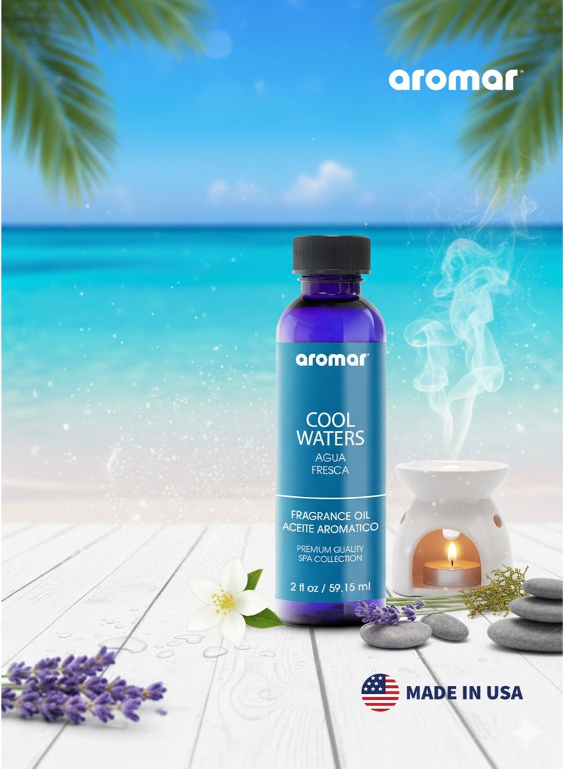 Aromar Spa Aromatic Oil – Cool Waters Fragrance, 59.15ml - Image 3