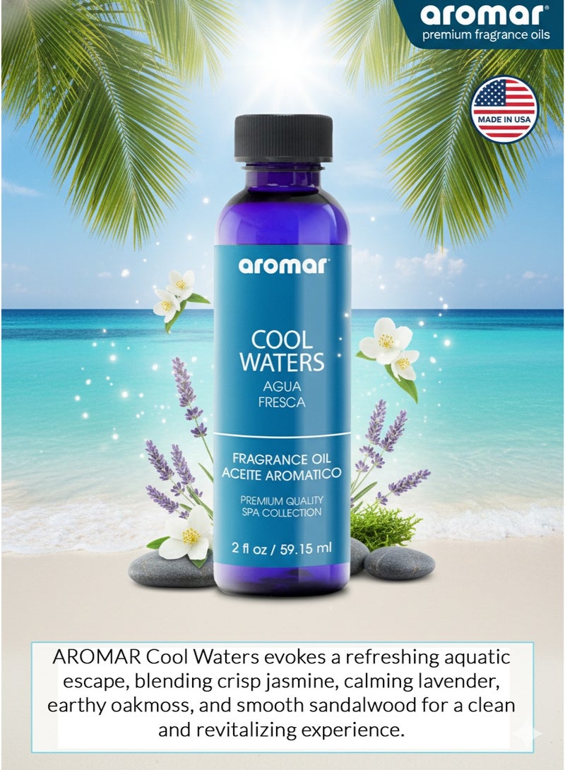 Aromar Spa Aromatic Oil – Cool Waters Fragrance, 59.15ml - Image 4