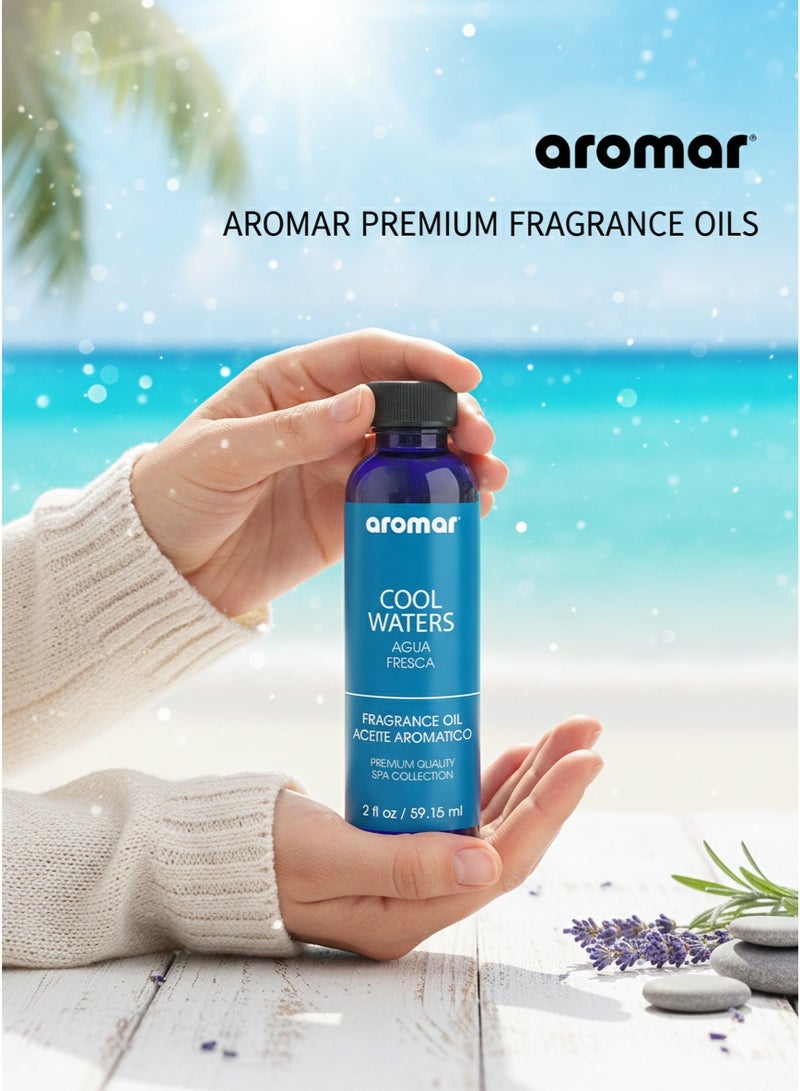 Aromar Spa Aromatic Oil – Cool Waters Fragrance, 59.15ml - Image 5