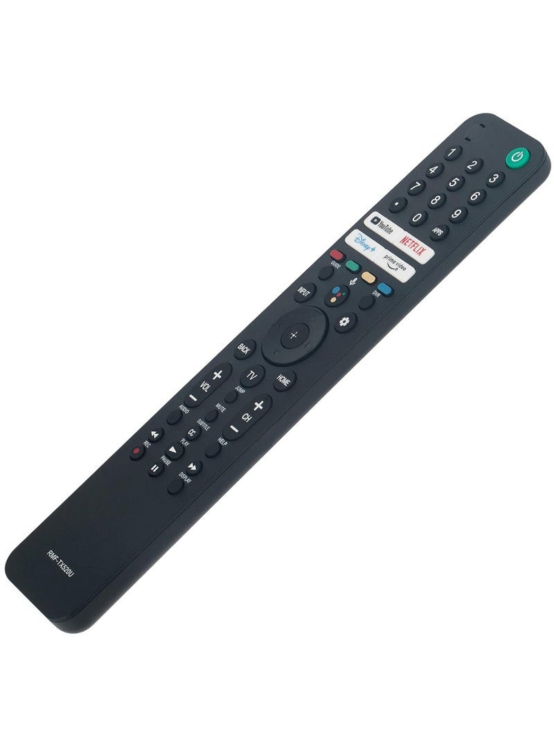 PopZa Replacement Voice Remote Control Fit for Sony TV with Short Key YouTube Netflix Disney+ Prime Video KD-85X91J KD-65X80CJ KD-75X80CJ XR65A80J KD43X80J KD50X80J KD-43X80J KD-50X80J with battery - Image 3