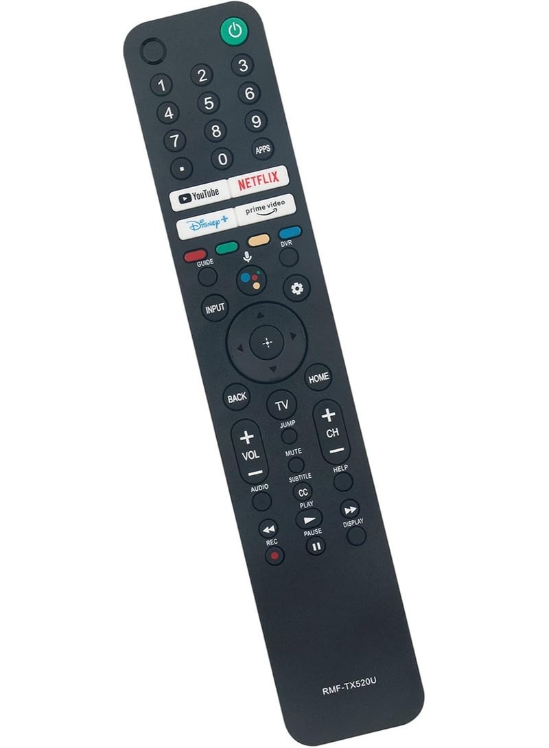 PopZa Replacement Voice Remote Control Fit for Sony TV with Short Key YouTube Netflix Disney+ Prime Video KD-85X91J KD-65X80CJ KD-75X80CJ XR65A80J KD43X80J KD50X80J KD-43X80J KD-50X80J with battery - Image 5