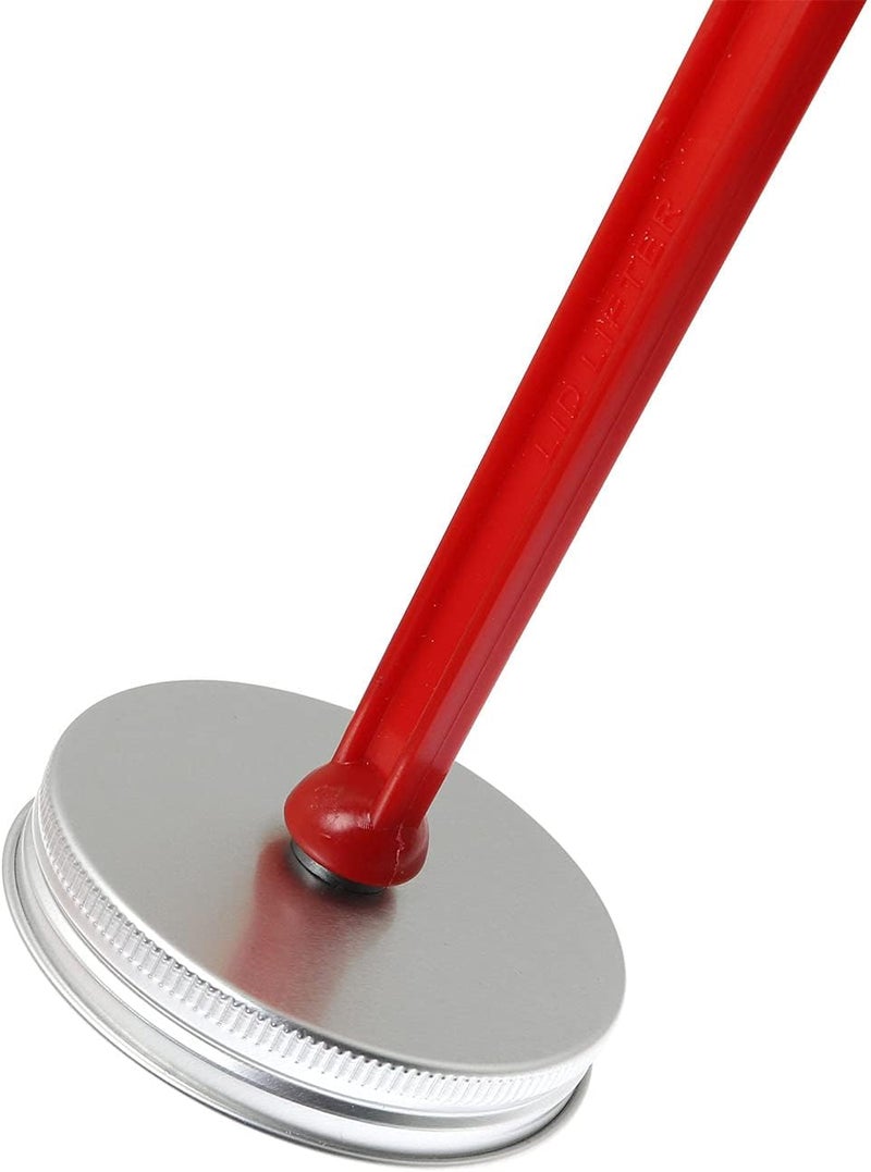 Armear BAIRONG 4pcs Canning Kit - 2pcs Canning Bubble Popper Bubble Remover and 2pcs Jar Lid Lifter Magnetic Lid Lifter for Canning Tools, Red - Image 5