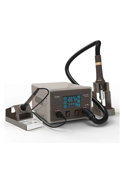 محطة إعادة العمل  محطة إعادة العمل لإصلاح الأجهزة المحمولة BA-9852 smd مع محطات لحام بشاشة LCD تعمل باللمس