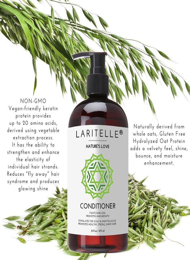 Laritelle Organic Shampoo 17 oz + Conditioner 16 oz | Prevents Hair Loss, Promotes Hair Growth | Organic Quinoa + Keratin + Rosemary, Ginger & Grapefruit | NO GMO, SLS, Gluten, Parabens, Phthalates - Image 5