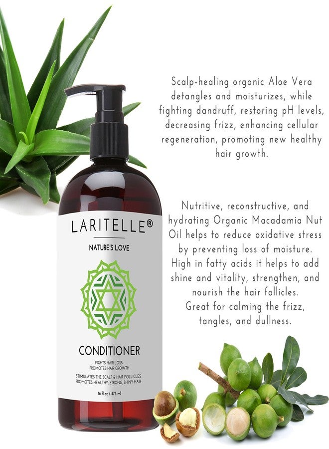 Laritelle Organic Shampoo 17 oz + Conditioner 16 oz | Prevents Hair Loss, Promotes Hair Growth | Organic Quinoa + Keratin + Rosemary, Ginger & Grapefruit | NO GMO, SLS, Gluten, Parabens, Phthalates - Image 3