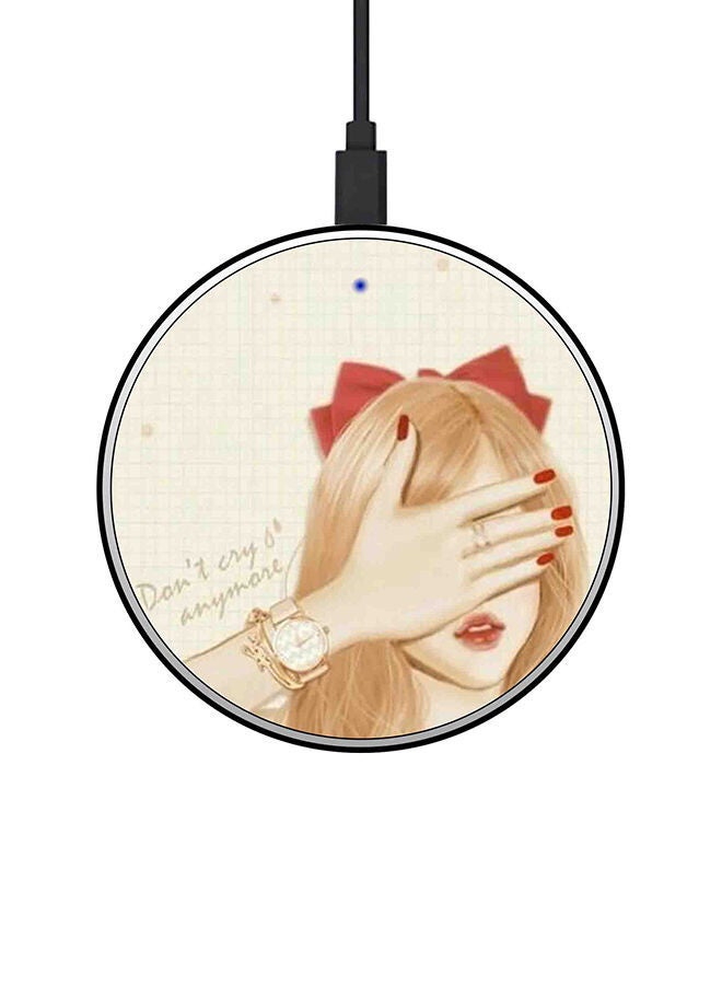 NIBEMINENT 15W Ultra Slim Fast Wireless Charger Multicolour