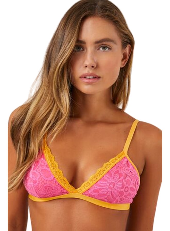 FOREVER 21 حمالة صدر دانتيل بحواف متباينة - Image 1