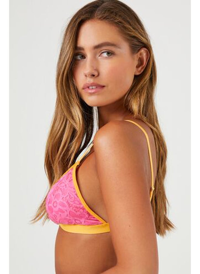 FOREVER 21 حمالة صدر دانتيل بحواف متباينة - Image 2