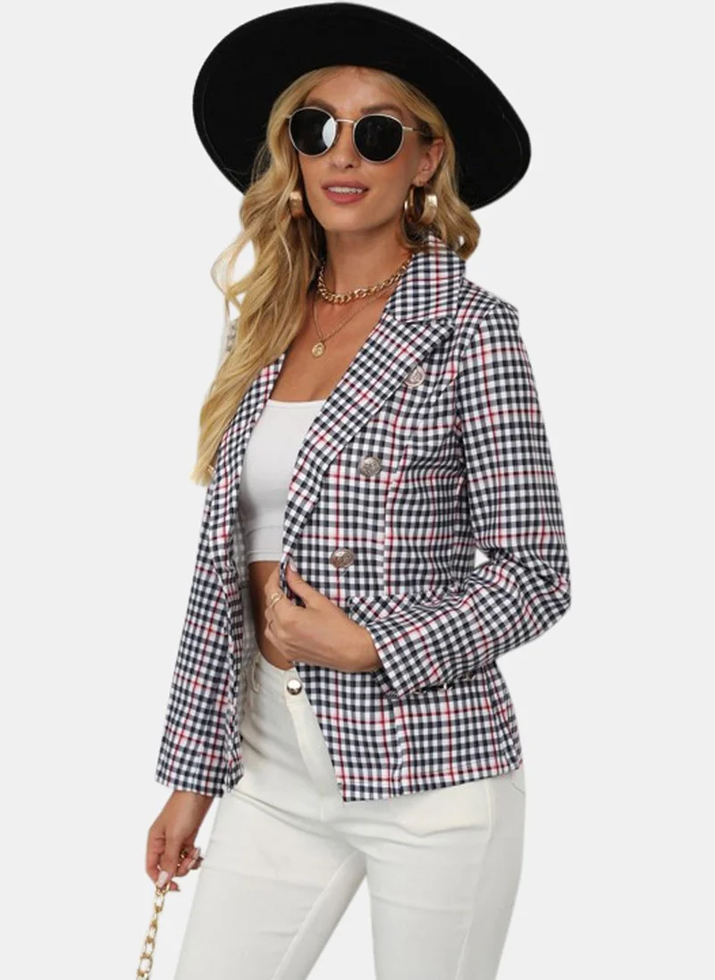 YUNIQEE Pink Checkered Jacket