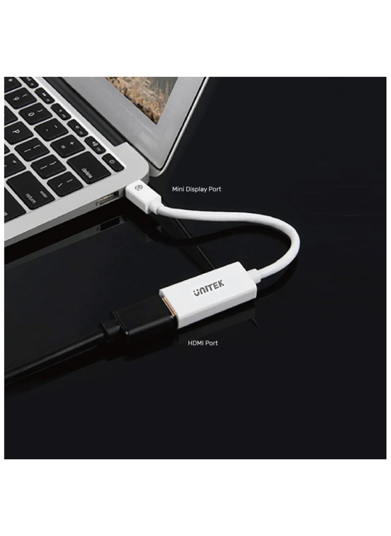 UNITEK 4K 30Hz Mini DisplayPort to HDMI 1.4 Adapter  - Image 4
