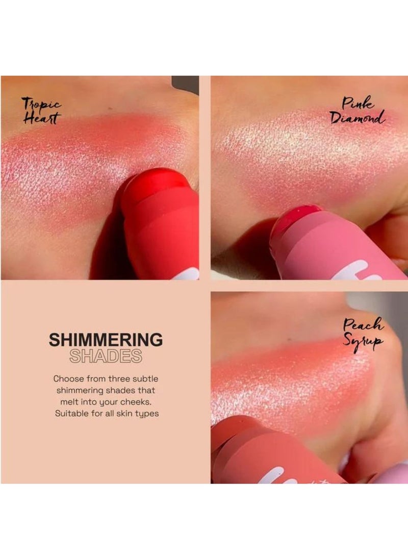 Technic Glowy Blusher Stick - Pink Diamond  - Image 5