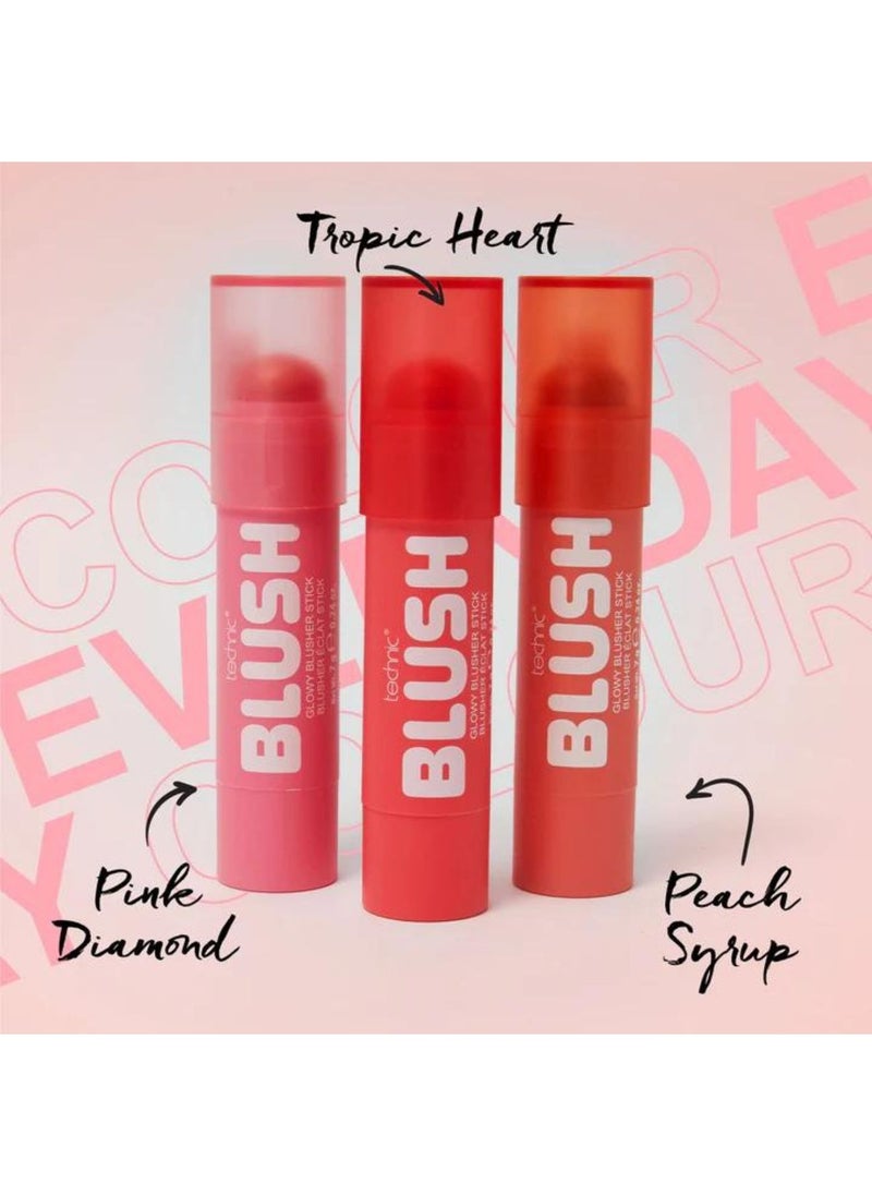 Technic Glowy Blusher Stick - Pink Diamond  - Image 3