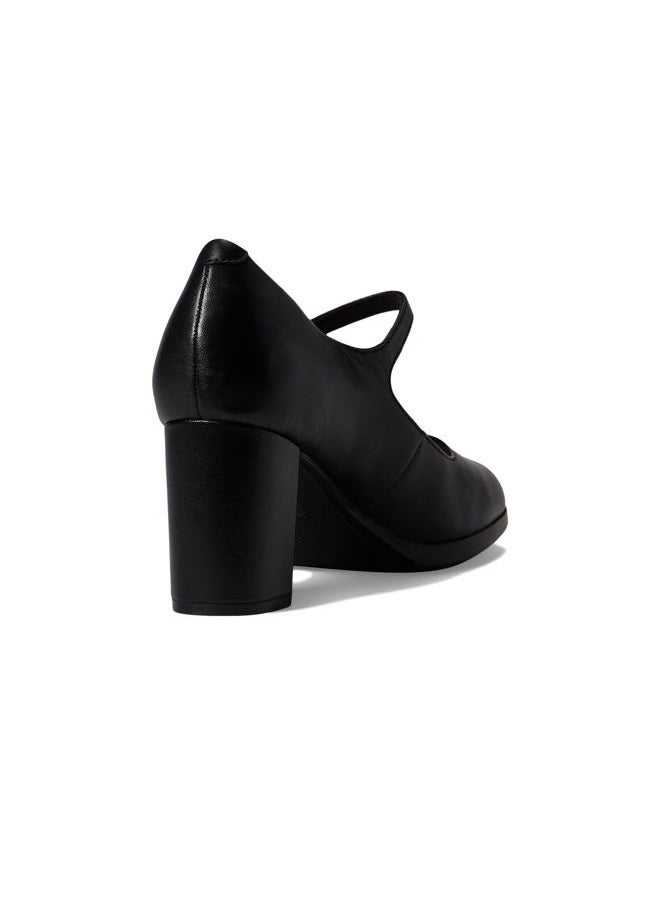 clarks Women's Bayla Nora Pump, Black Leather, 6 - Image 5