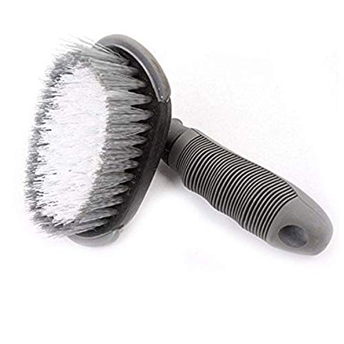 AKSMIT Wheel Tyre Brush Rim Scrub Clean Wash Useful Brush Car Truck Motorcycle Bike Washing Cleaning Tool Compatible with Hyundai Creta - Image 1