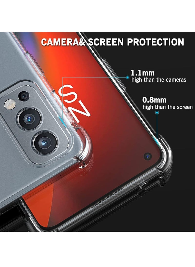 Raxoom Case for OnePlus Nord 2 5G Case Cover Back Air Cushion Soft Silicone Shockproof Protective Bumper Shell Corner, - Image 4