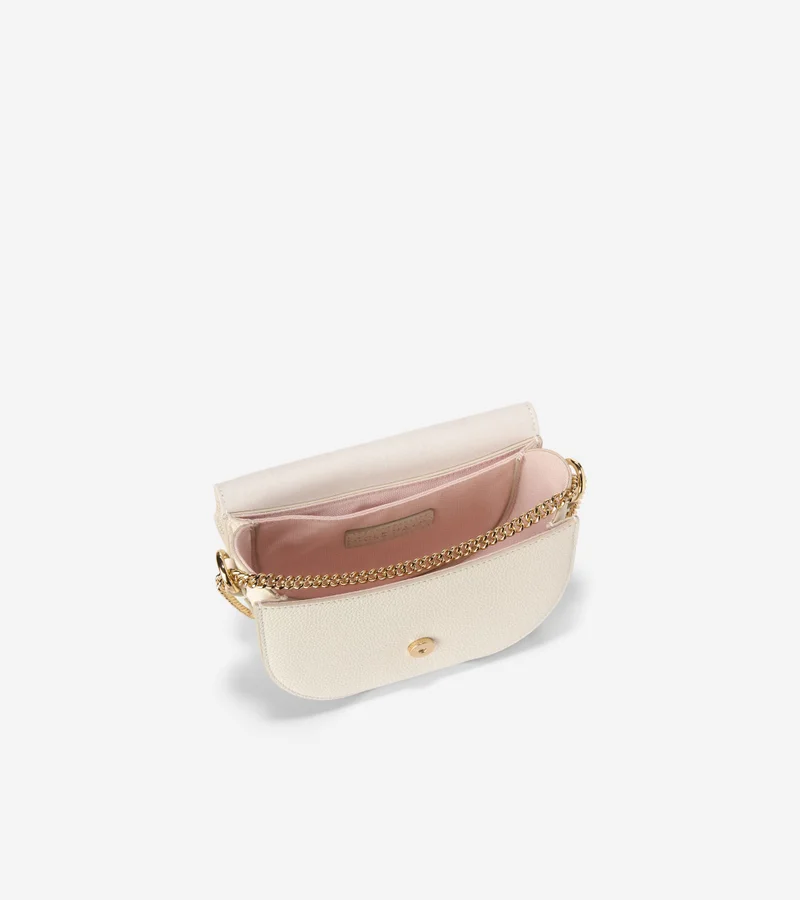 COLE HAAN Women's Evie Chain Saddle Bag