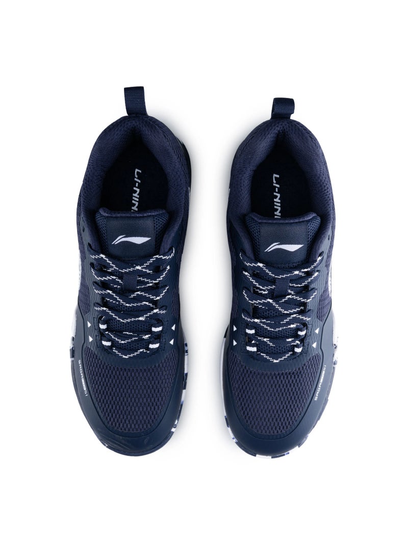Li-Ning Lining Saga Lite S1 Badminton Shoes Unisex-adult Non Marking Lightweight & Durable (Navy/White EUR- 43) 6937461101721 - Image 5