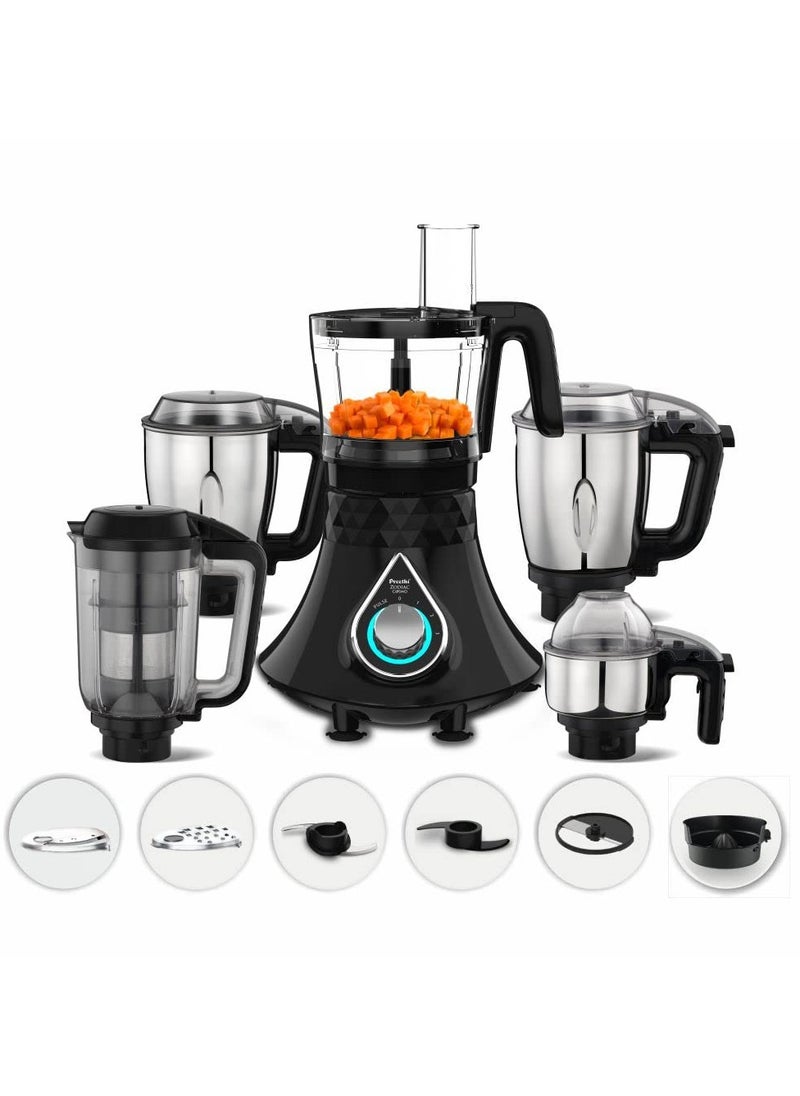 Preethi Zodiac Cosmo MG236 Mixer Grinder 750 watt with 5 Jars Includes Super Extractor juicer Jar & Master Chef + Food Processor Jar, Black - pzsku/ZB578715FE9111FAC3A7BZ/45/_/1722911766/211aa715-b58d-4e26-b3ff-6411d803d0f5