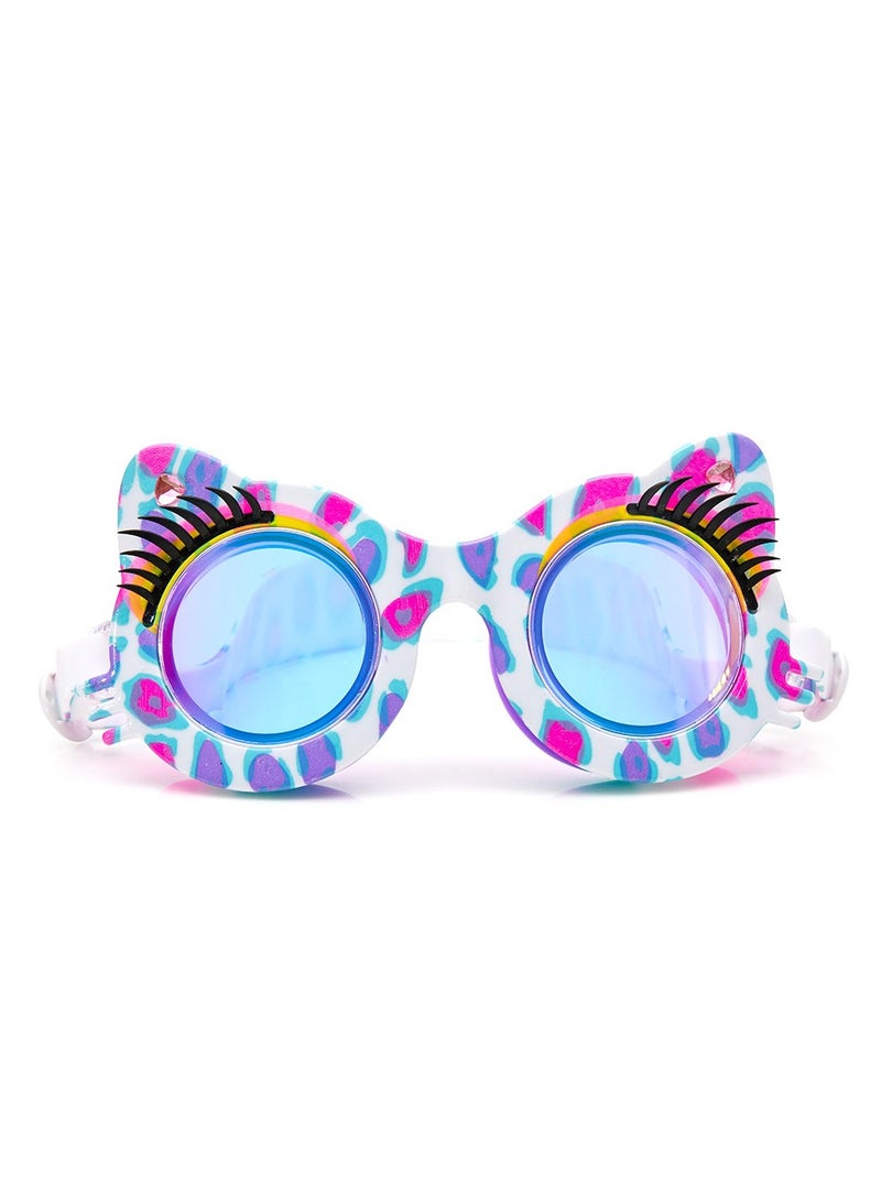 بلينج2O Purple Patches Savvy Cat Kids' Swim Goggles - Image 2