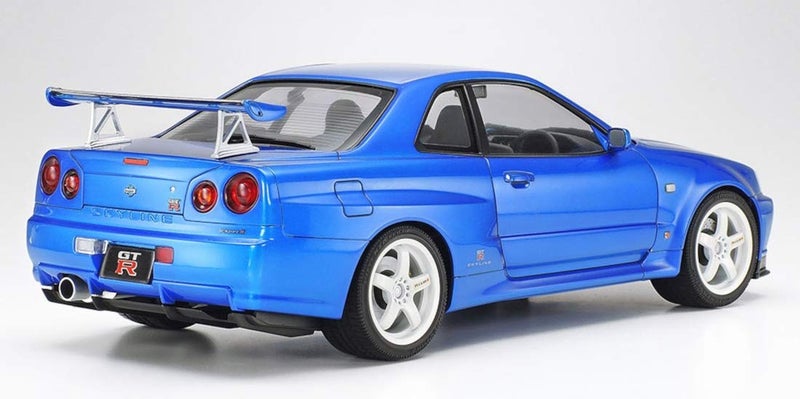 Tamiya طقم نموذج تاميا نيسان سكايلاين GT-R R34 V-Spec II بمقياس 1/24 24258 - Image 2