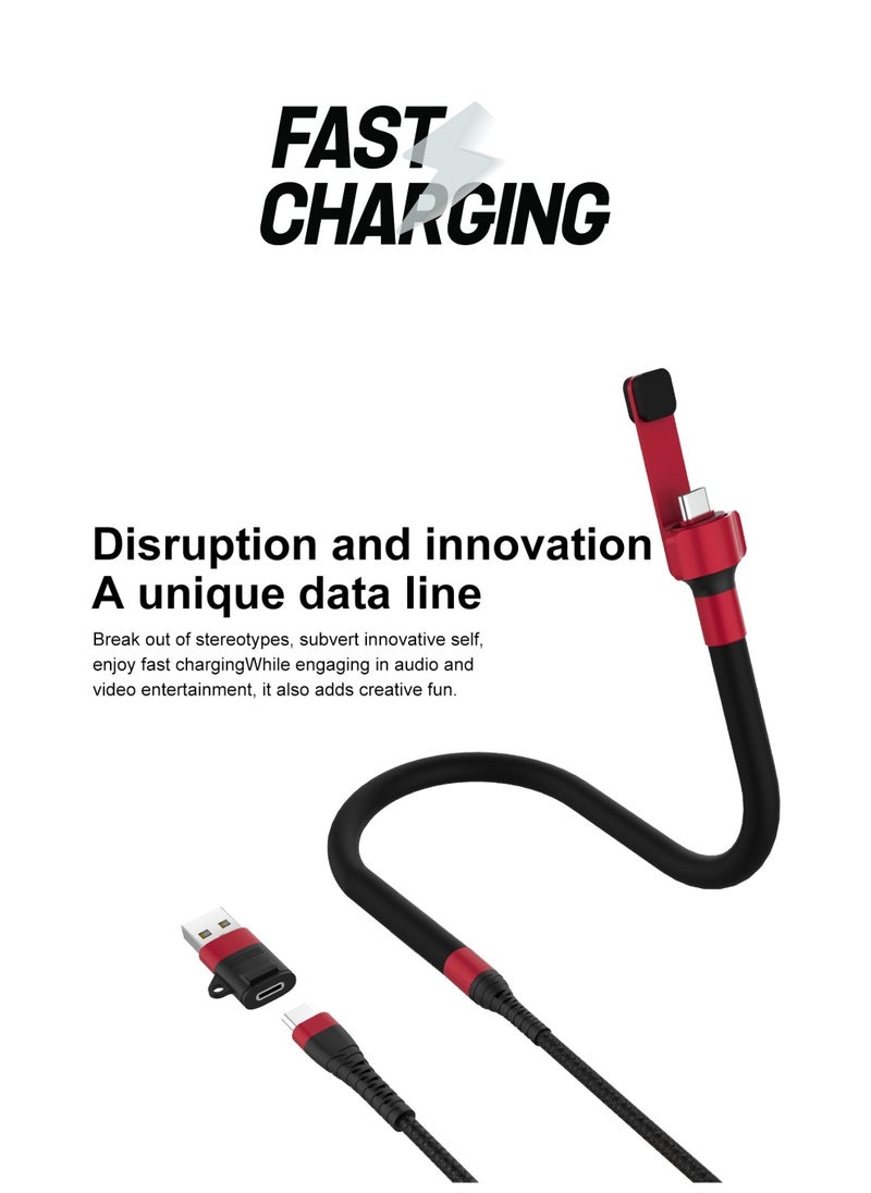 Generic - Revolutionary innovative unique stent data charging cable USB-Lightning 3A - Image 1