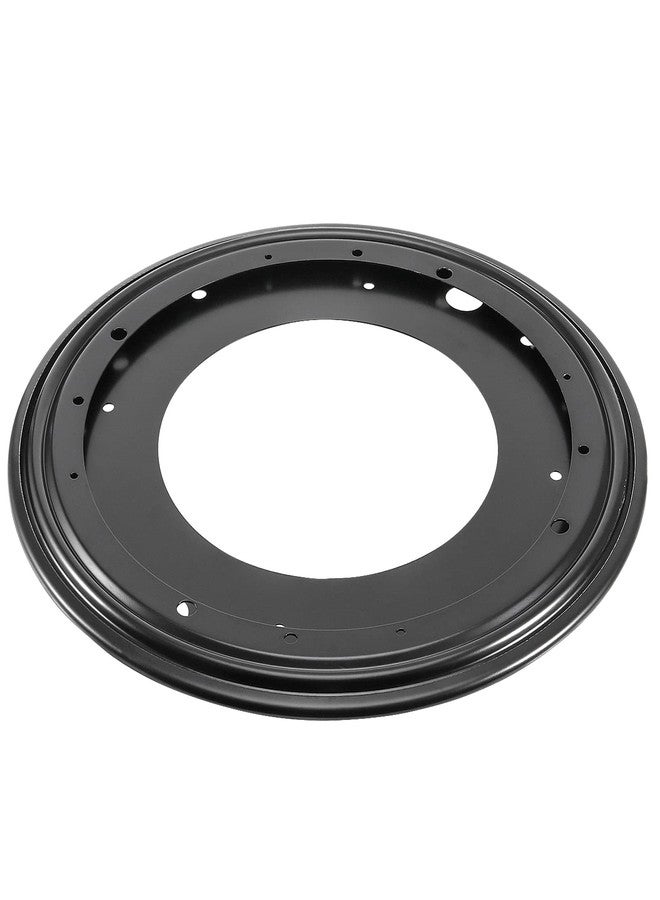 SEHOI 4 Pack 12 Inch Black Lazy Susan Hardware, 1000lbs 360°Rotating Swivel Plate, 5/16 inch Thick Ball Bearings Turntable Lazy Susan Base for Rotating Table, Display Plate, Serving Tray - Image 1