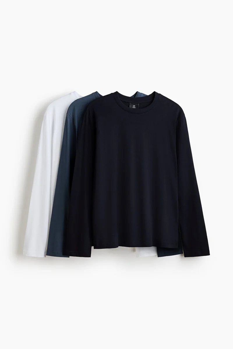 3-pack jersey tops Regular Fit