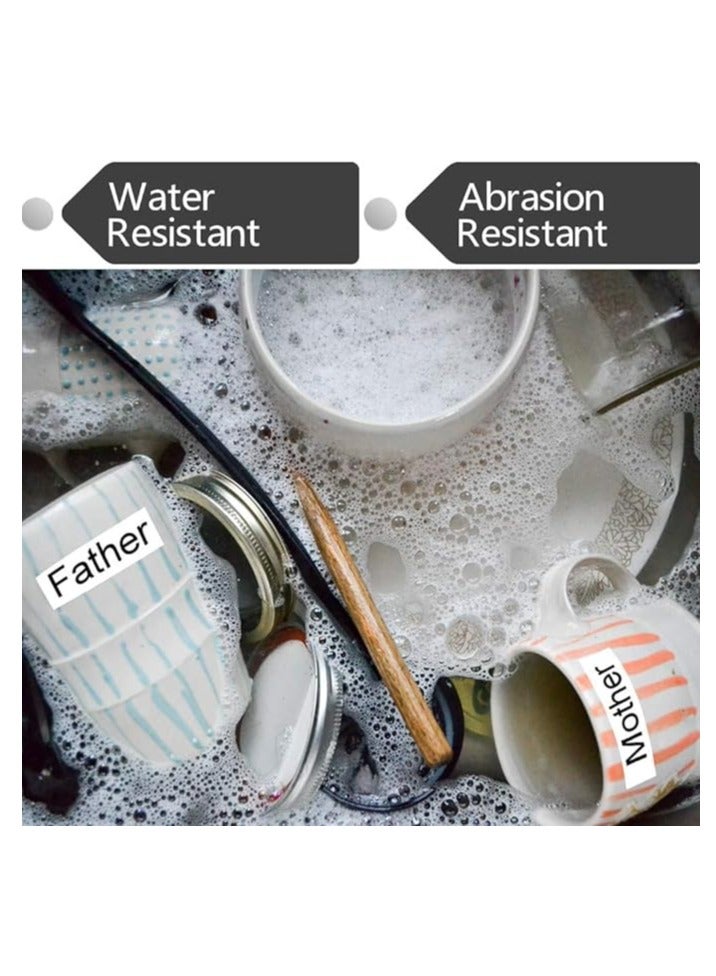 Terabyte Label Tape 4-PACK 18 mm Black on White Compatible Label Tape for Casio XR-18WE XR18WE 18mm x 8m for Casio EZ Label Maker KL-120 KL-8100 KL-130 KL-820 KL-HD1-IH KL-750 KL-750B KL-7000 KL-8200 KL-G2 - Image 4