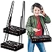 MotiMind 2 Pcs Dj Costume 80s 90s Hip Hop Costume Paper Dj Mixer Boxes with Strap Props Music Rapper Party Decorations Cosplay Party Novelty Retro Theme Music Neon Birthday Gifts - Image 2