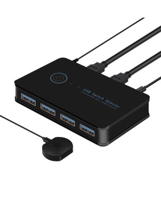 USB Switcher, 2 Computers Share 4 USB for PC Mouse Keyboard Printer Scanner, USB Switch Kvm USB 3.0 Switch Selector, Compatible with Windows, Mac, Linux - pzsku/ZB578F248F3D082EEF8D0Z/45/_/1717034912/22214543-ad6f-4f16-8318-078304a5663e