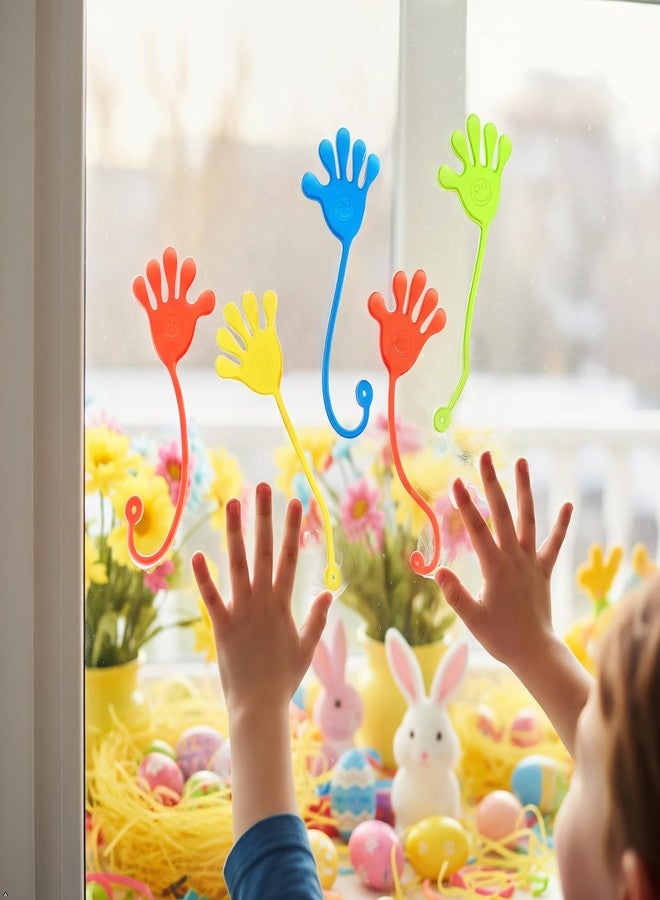 Holydeck 24 Pack Prefilled Easter Eggs with Sticky Hand Toys for Kids Girls Boys Easter Basket Stuffers Party Favors Egg Fillers Classroom Prizes - Image 4