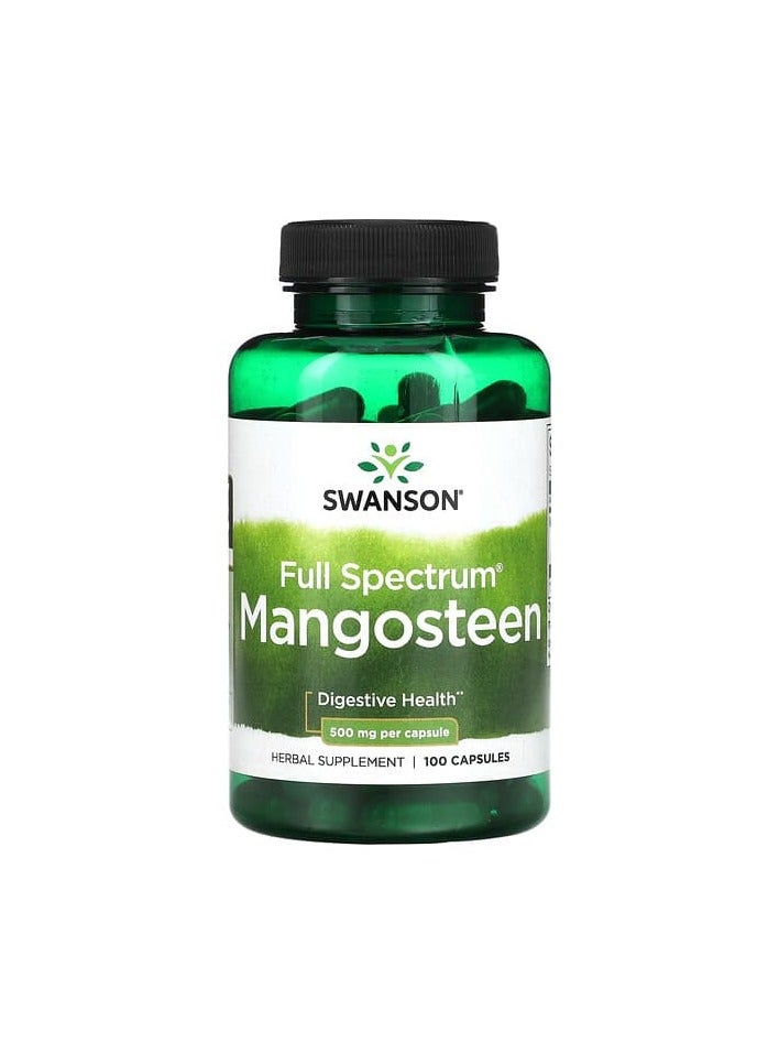 Full Spectrum Mangosteen, 500 mg, 100 Capsules