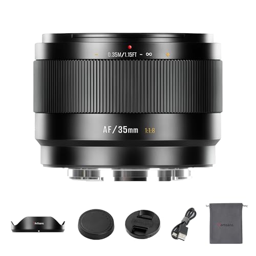 7Artisans AutoFocus 35mm F18 APSC Frame LITE Series Lens F18 Large Aperture Support FaceEye Recognition Compatible for Fujifilm Fuji XHTT30SEA Series Fuji XE2 Fuji XT2 - Image 1