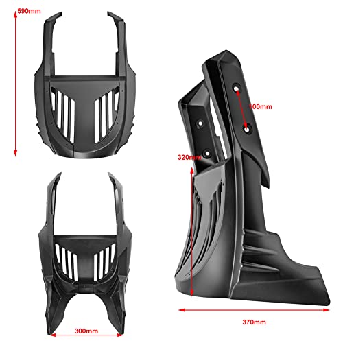 H RUO Lower Chin Fairing Cover Belly Pan Panel Compatible with Honda Rebel CMX 300 500 2017-2025 2024 2023 - Image 2
